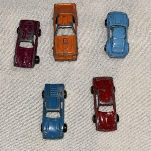 Vintage Tootsie Toy‎ Lot Of 5 Die Cast Cars